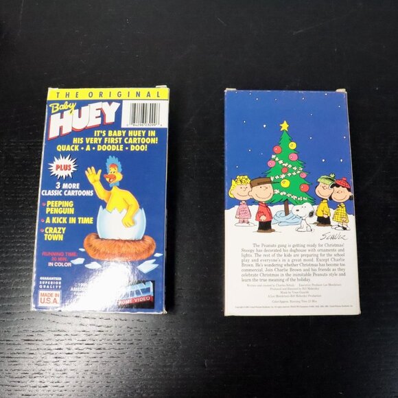 8pc Vintage 90s Classic Childrens Cartoons VHS Lot - Charlie Brown, Shari Lewis - Picture 7 of 9